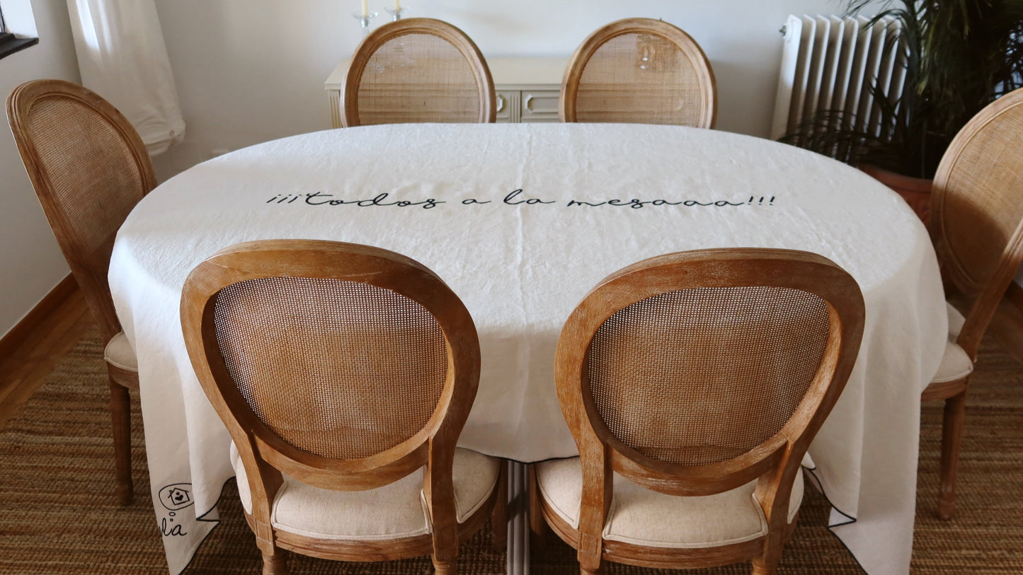 MANTEL "TODOS A LA MESA" (EDICIÓN LIMITADA)