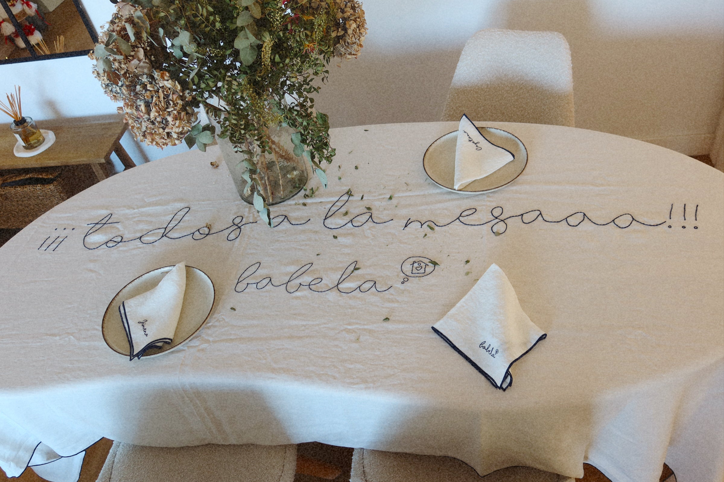 MANTEL PERSONALIZADO