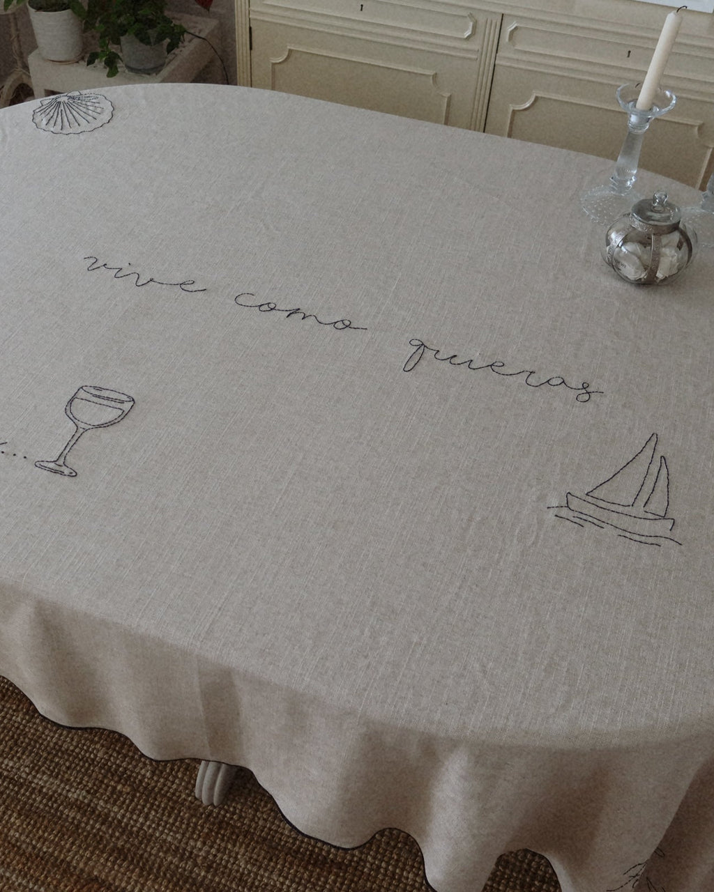 MANTEL PERSONALIZADO