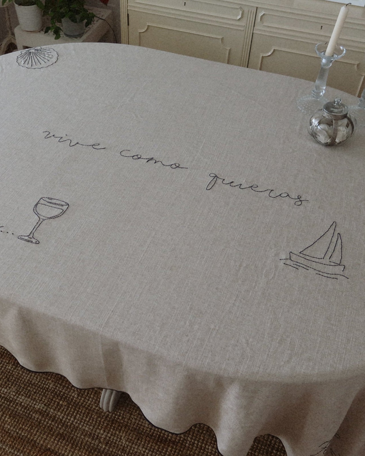 MANTEL PERSONALIZADO