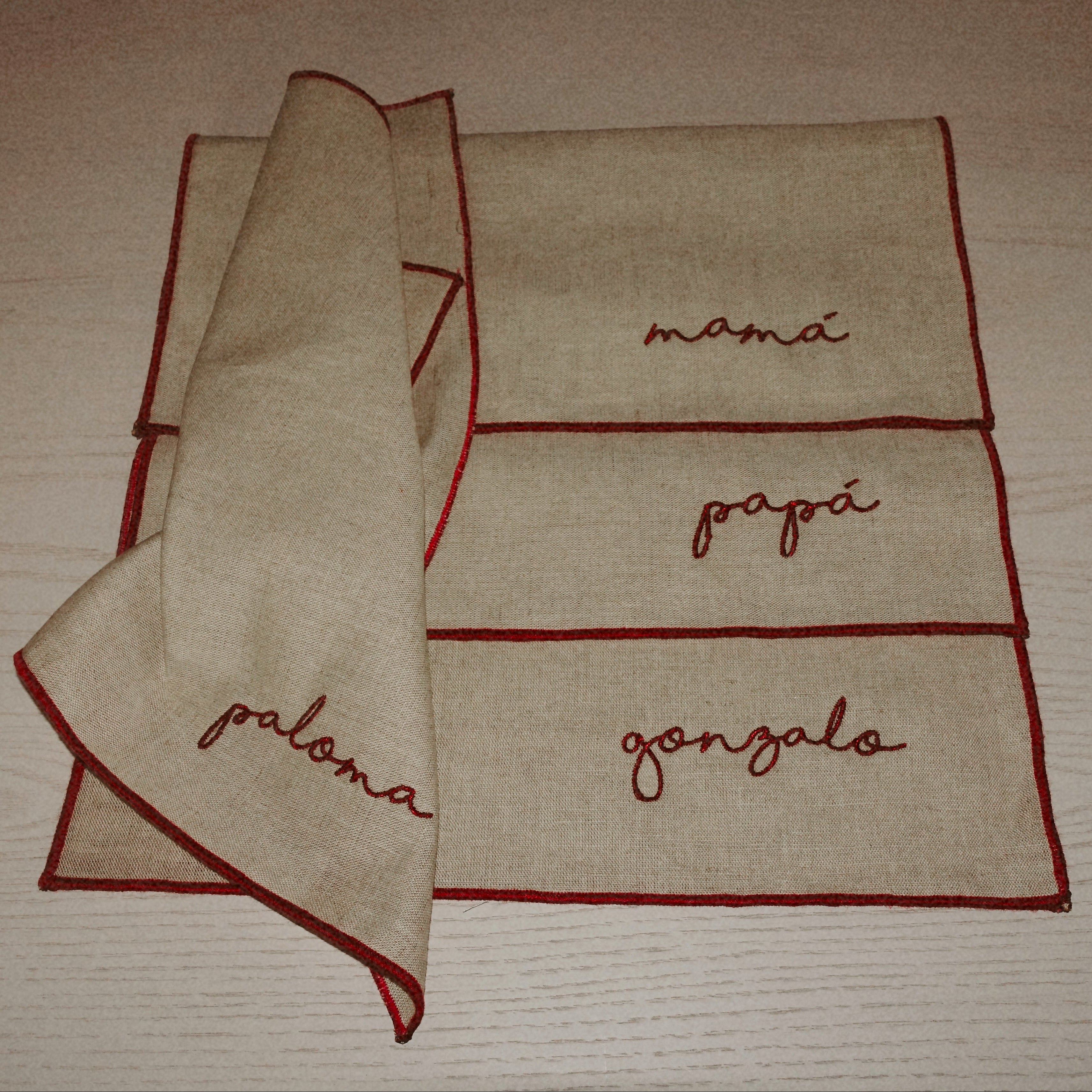 SERVILLETA PERSONALIZABLE NAVIDAD EDICIÓN LIMITADA